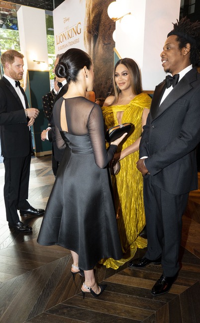 The Lion King London Premiere, Prince Harry, Meghan Markle, Duchess of Sussex, Beyonce, Jay-Z